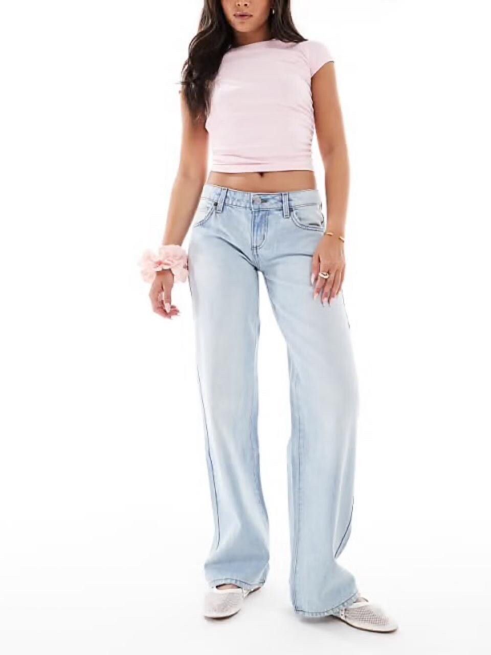 Low Rise Straight Leg Jean