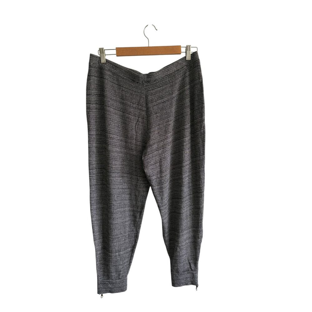 Mela Purdie Grey Pants Size large AU 14 Grey Exposed Zip Harem Pockets
