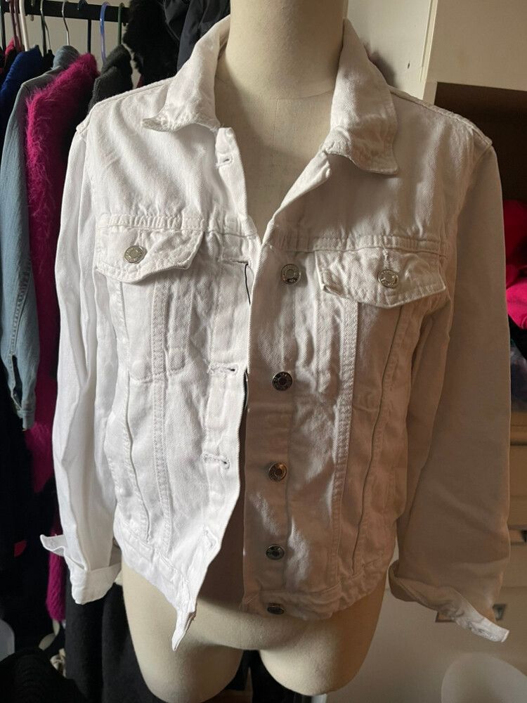 White Jean Jacket