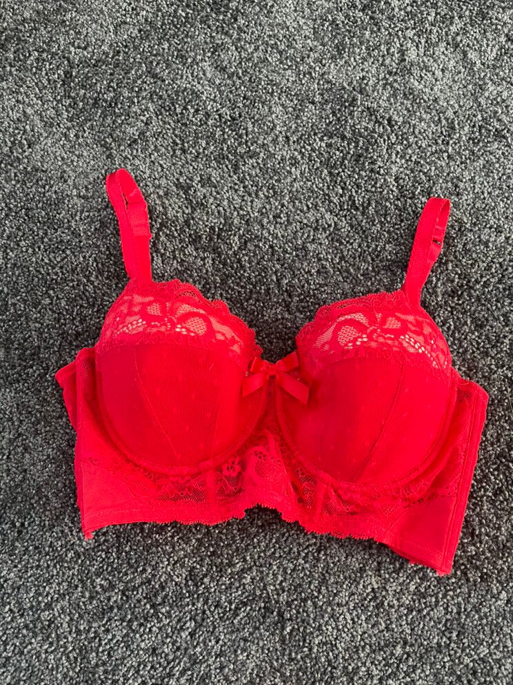 Red Lace Bra - Brand New