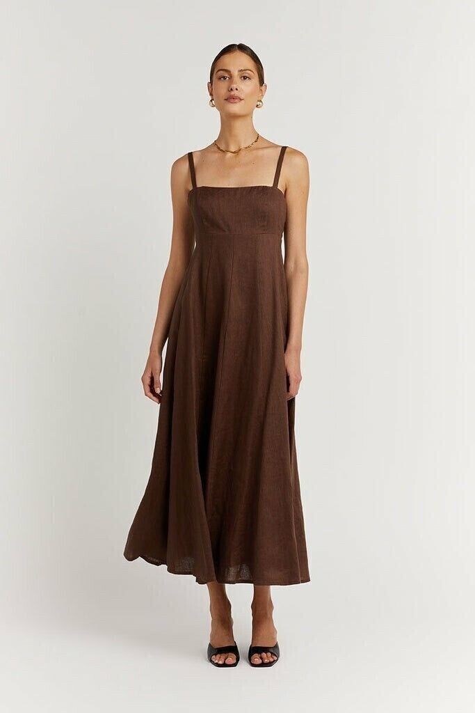 DISSH - Dissh brown maxi dress on Designer Wardrobe DISSH - Dissh brown maxi dress on Designer Wardrobe