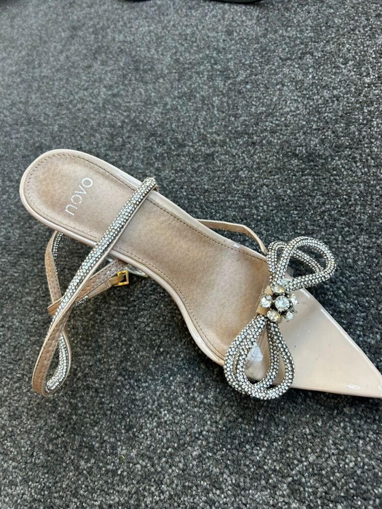 Glitter Bow Heel