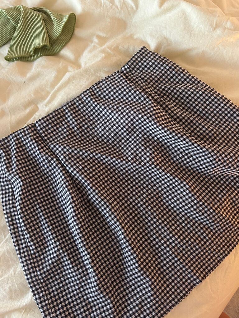 Jacque Shaw Gingham Skirt