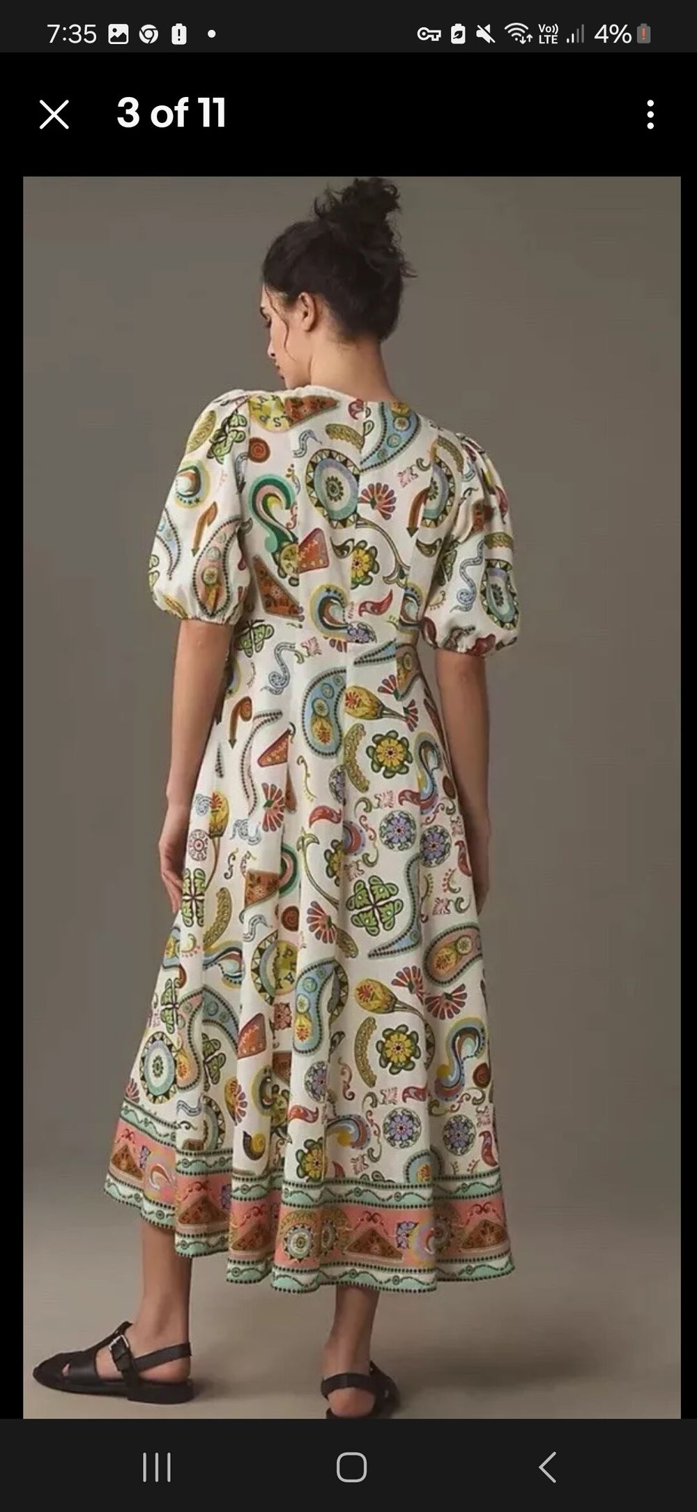 Arcade midi dress