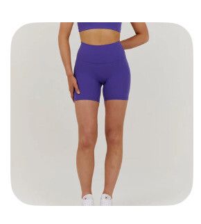 LUXE BIKER SHORTS - INDIGO