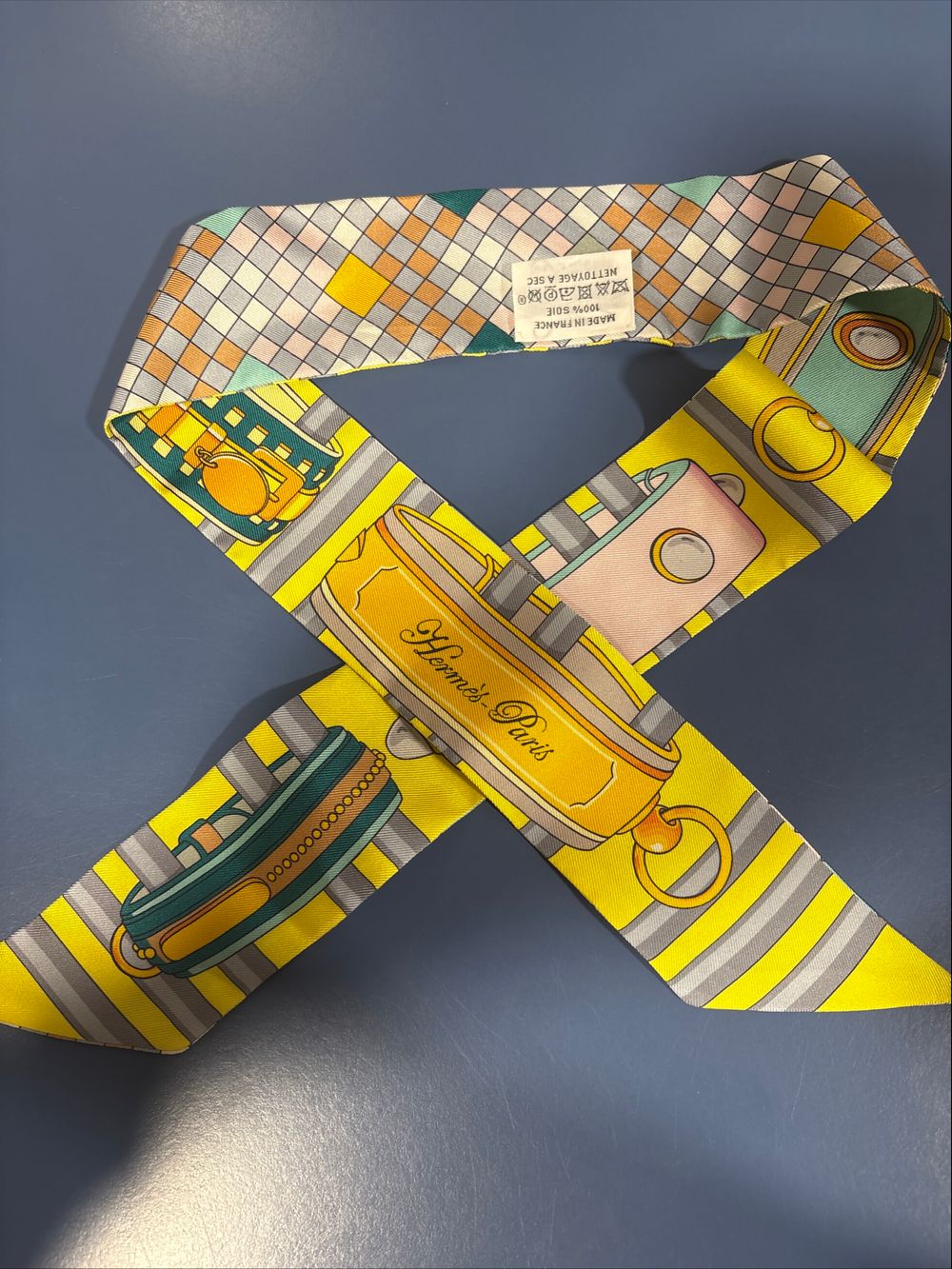 Hermes Paris Yellow twilly