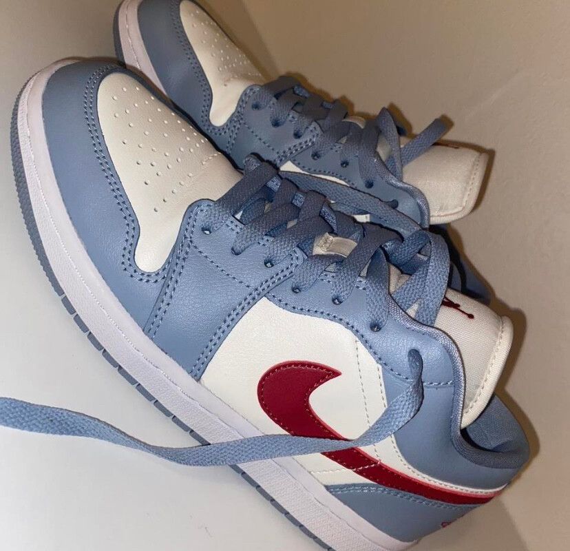 nike air jordan lows!! worn once absolutely love them but need to sell as i’m moving over seas!!