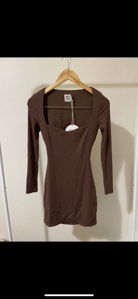 Brown Mini Dress