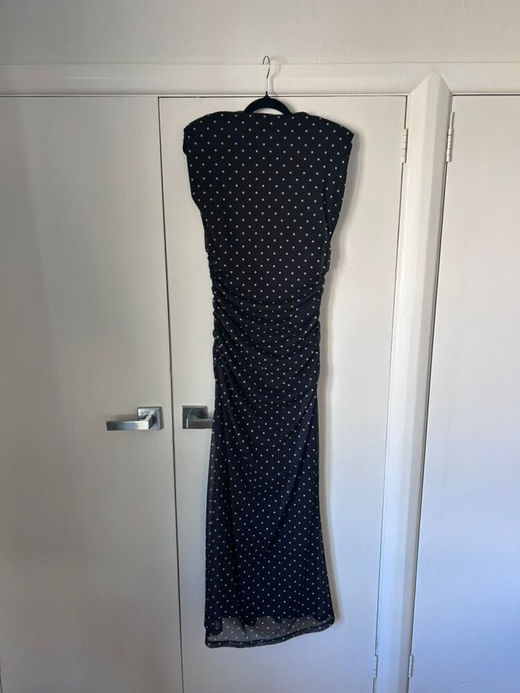 ASOS - Asos Design Black Polka Dot Dress on Designer Wardrobe