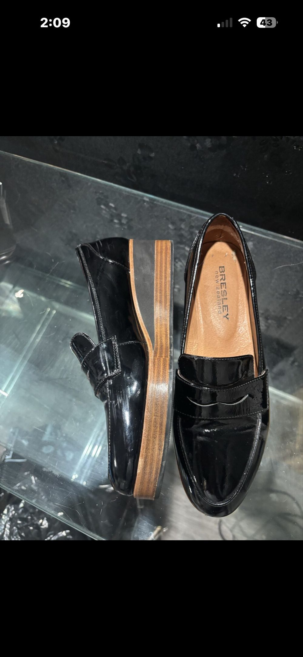 Bresley black loafers 39