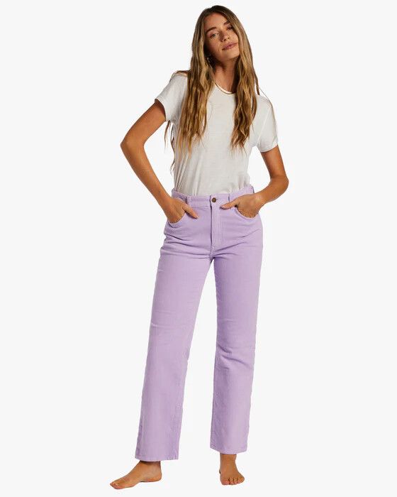 Billabong Purple Corduroy Pants