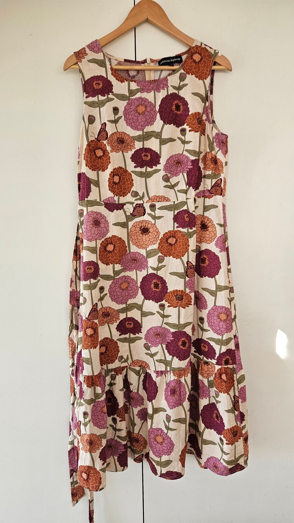 strapless open back dress Grasshopper Floral Mini Dress  Princess Highway