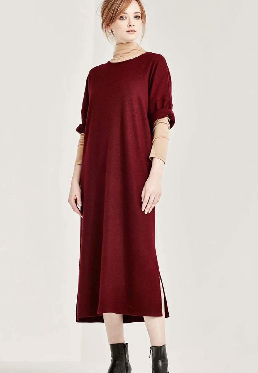 Shjark merino Maton dress - navy