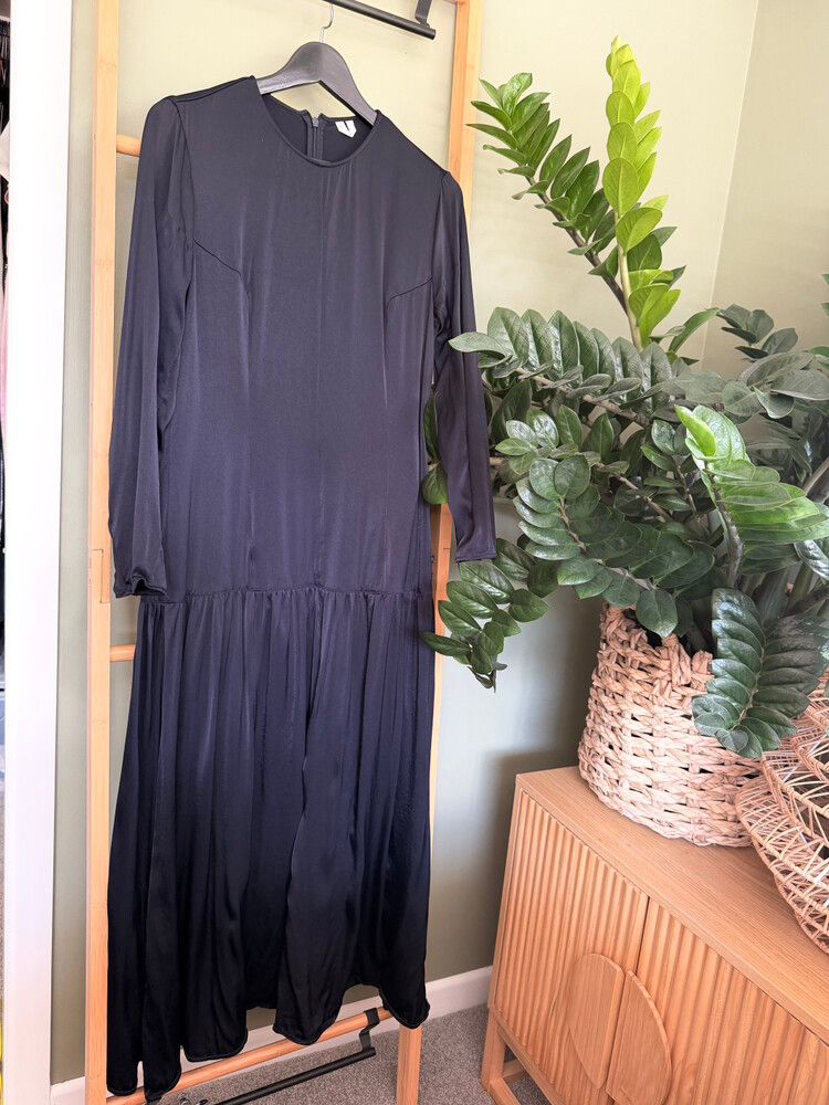 Arket Black Maxi Dress