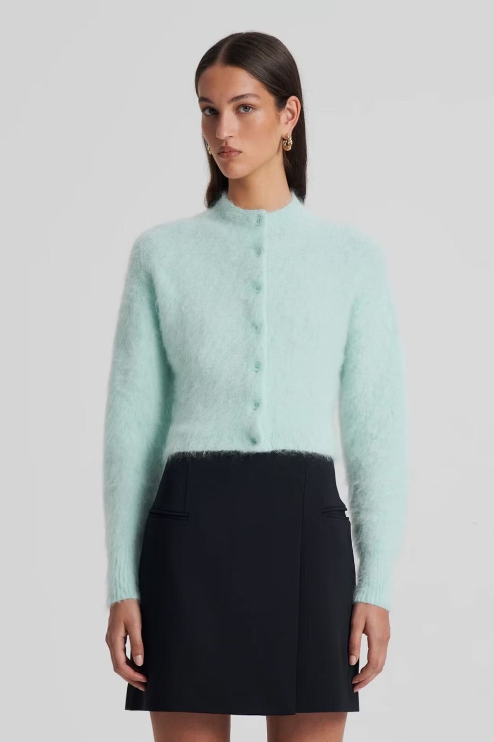 Scanlan Theodore Brushed Mohair Cardigan