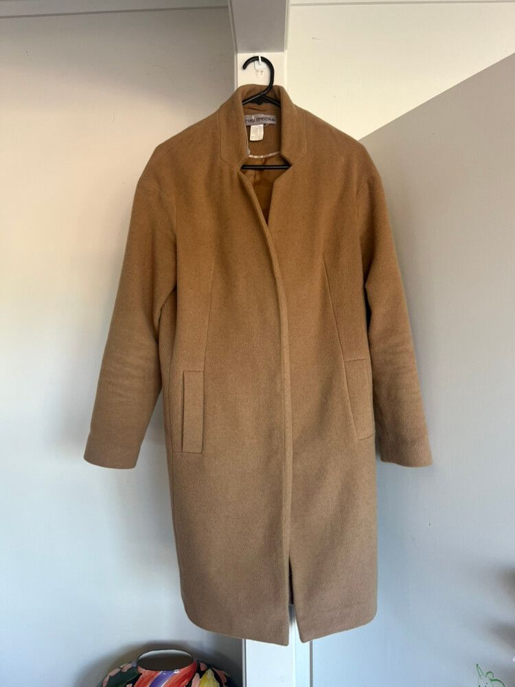 Brown Wool Blend Coat