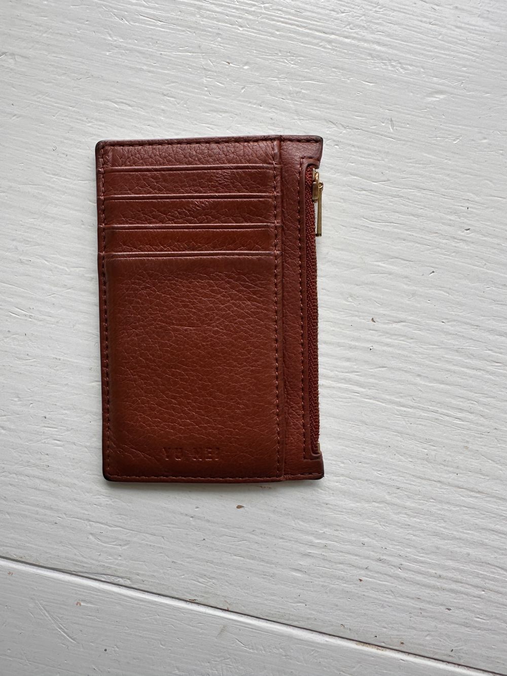YU MEI Brown Card Holder