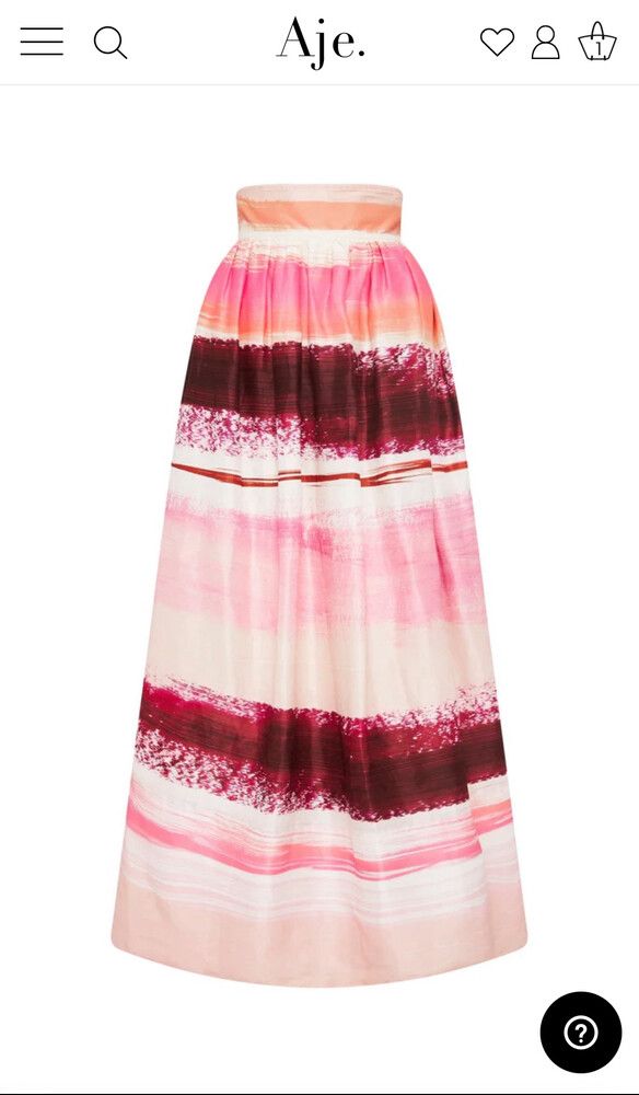 Kasbah Sunset Stripe Maxi Skirt