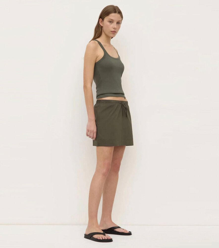 Assembly Label Kalla Poplin Mini Skirt