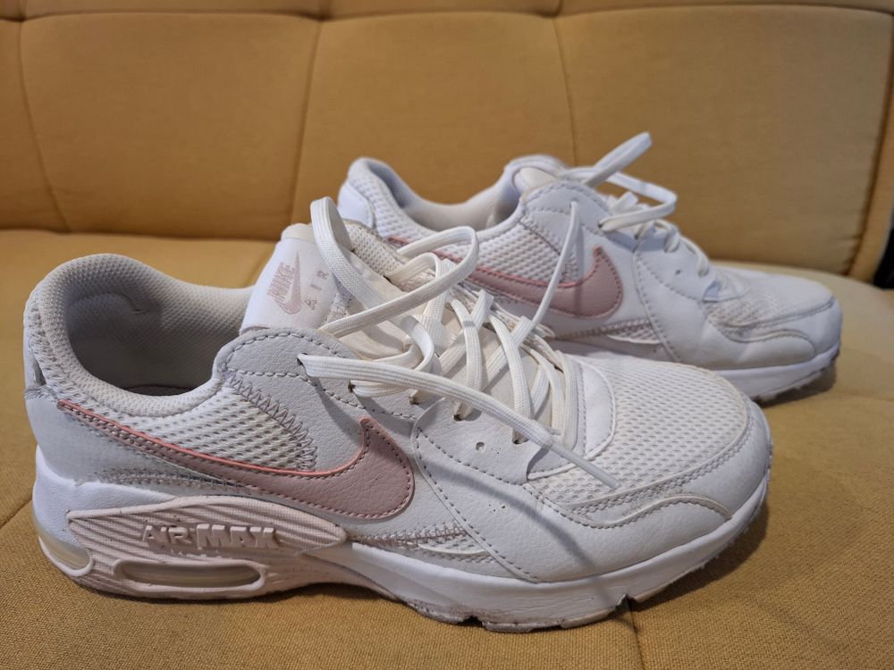 White & Pink Nike Air