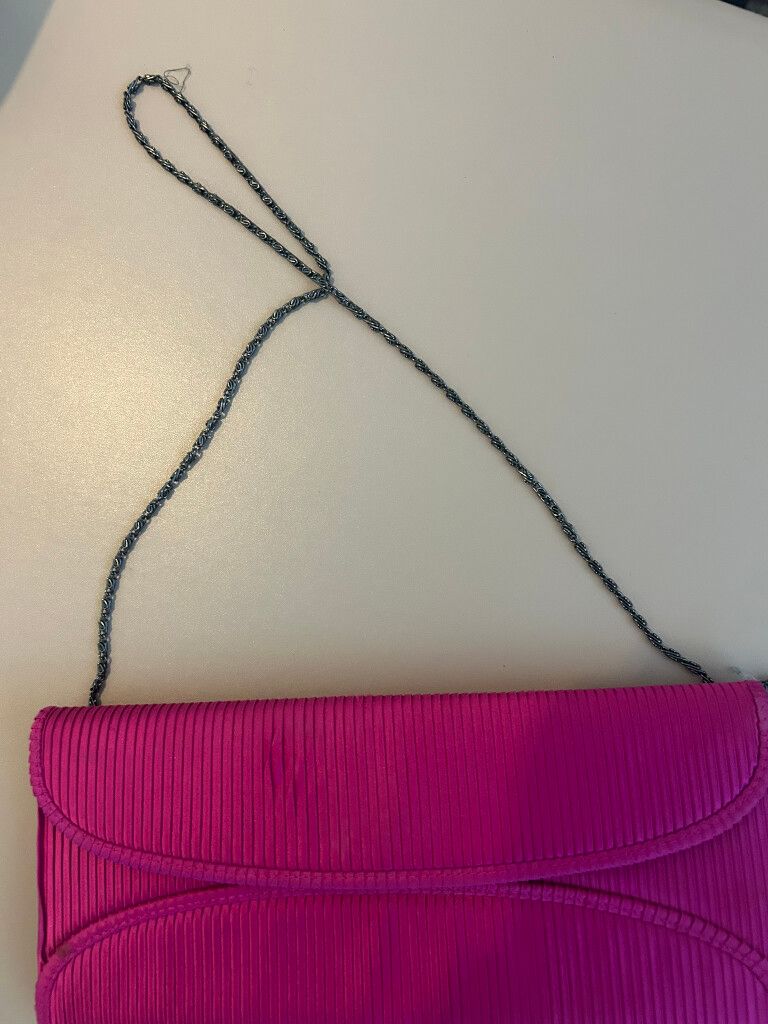 Olga Berg Pink Clutch Bag