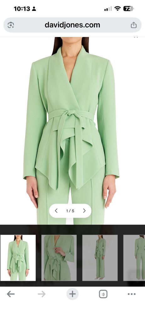 Perri Cutten Taylor Green Jacket