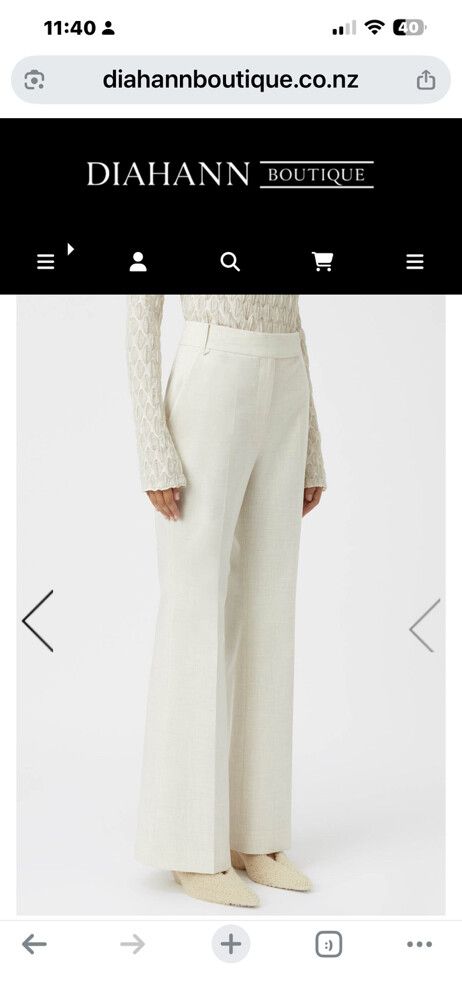 Camilla and Marc Ivory Marie Floris Pant