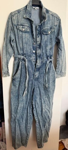 H&M Blue Denim Jumpsuit
