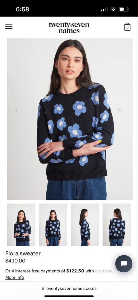 Twenty Seven Names Merino Sweater