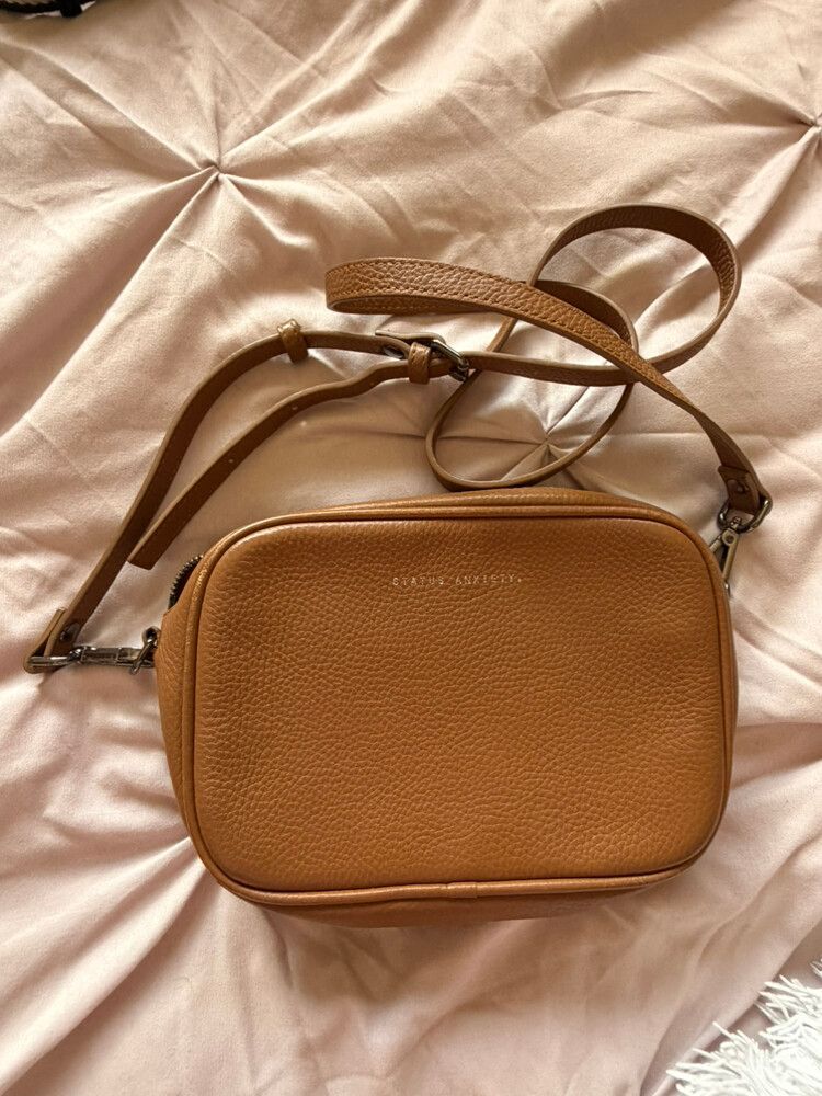 Status Anxiety Brown Crossbody Bag
