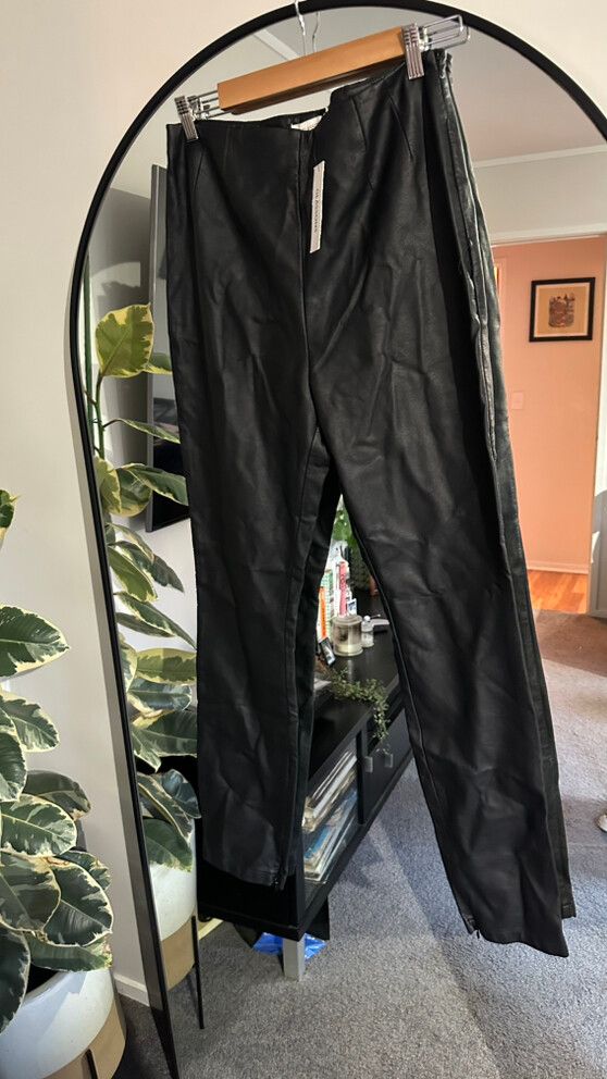 Faux Leather Pants
