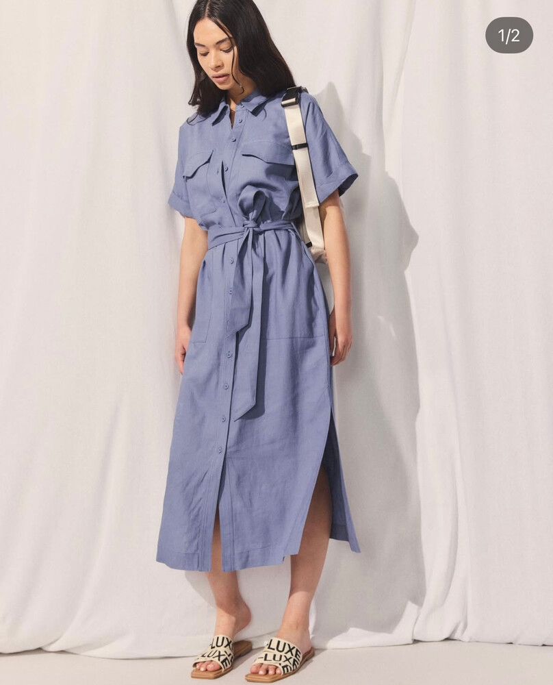midi dress a line formal Dupioni Collared Tie Front A Line Midi Dress In Olive, Olive / Regular / 20