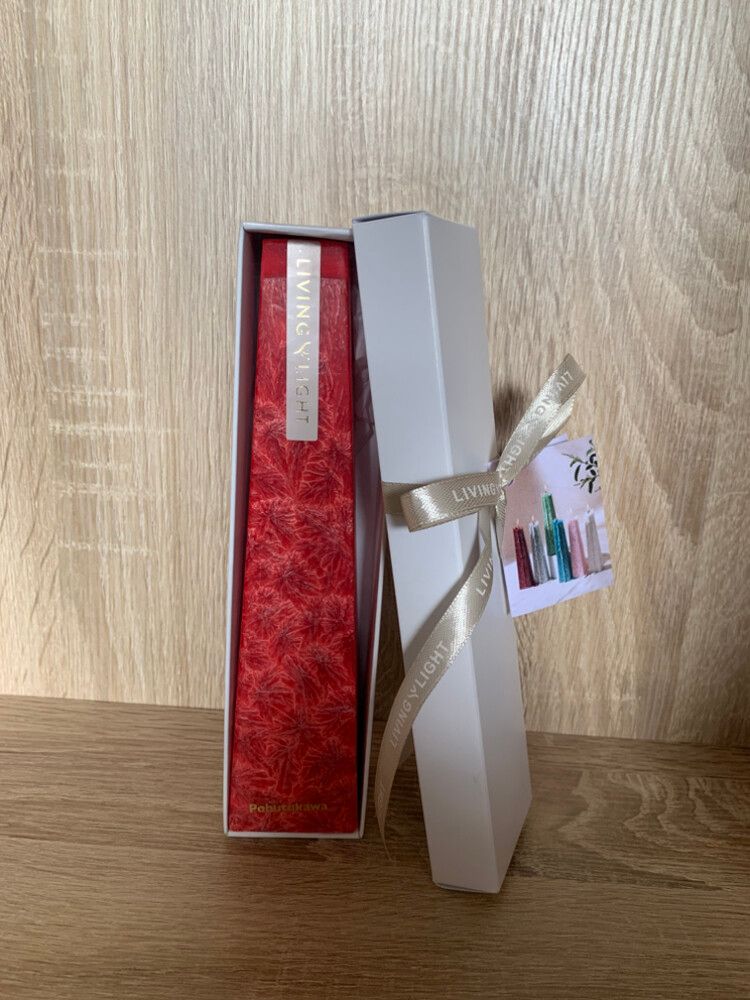 Living Light  'Pohutukawa' mini icicle candle.