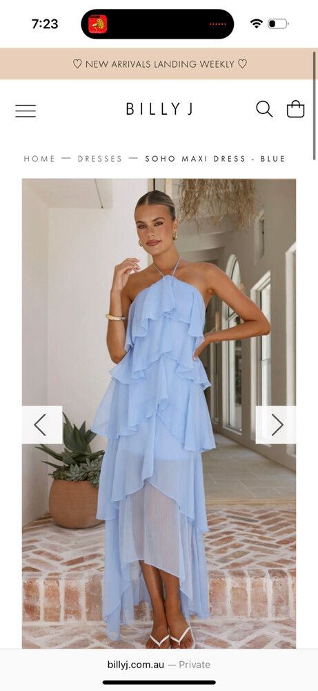 billy j boutique blue dress Victoria Maxi Dress - Navy - Buy Women's Dresses