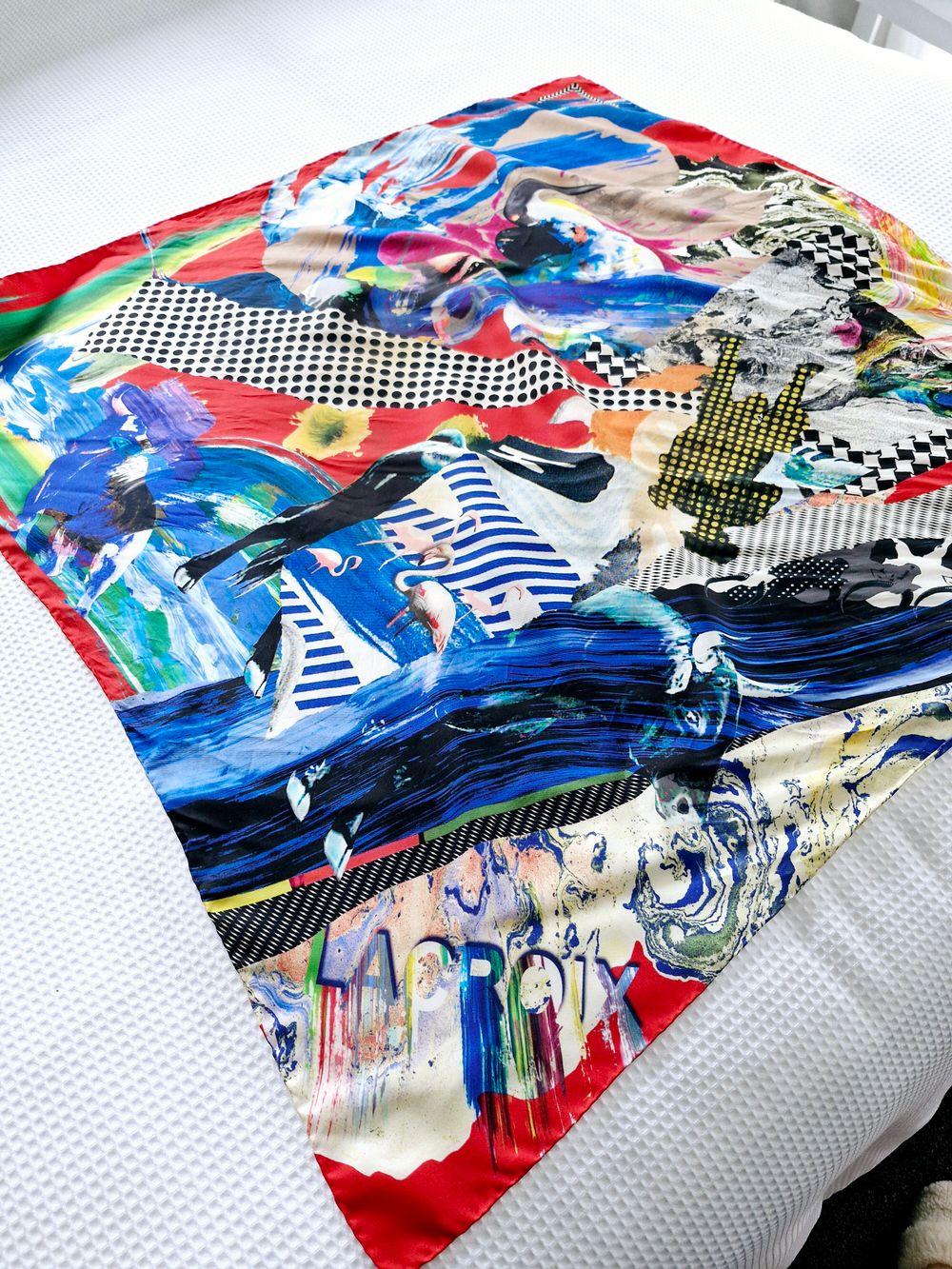 Christian Lacroix silk scarf 90x90cm