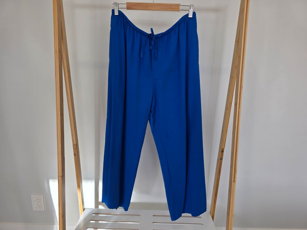Zara Blue Wide Leg Pants
