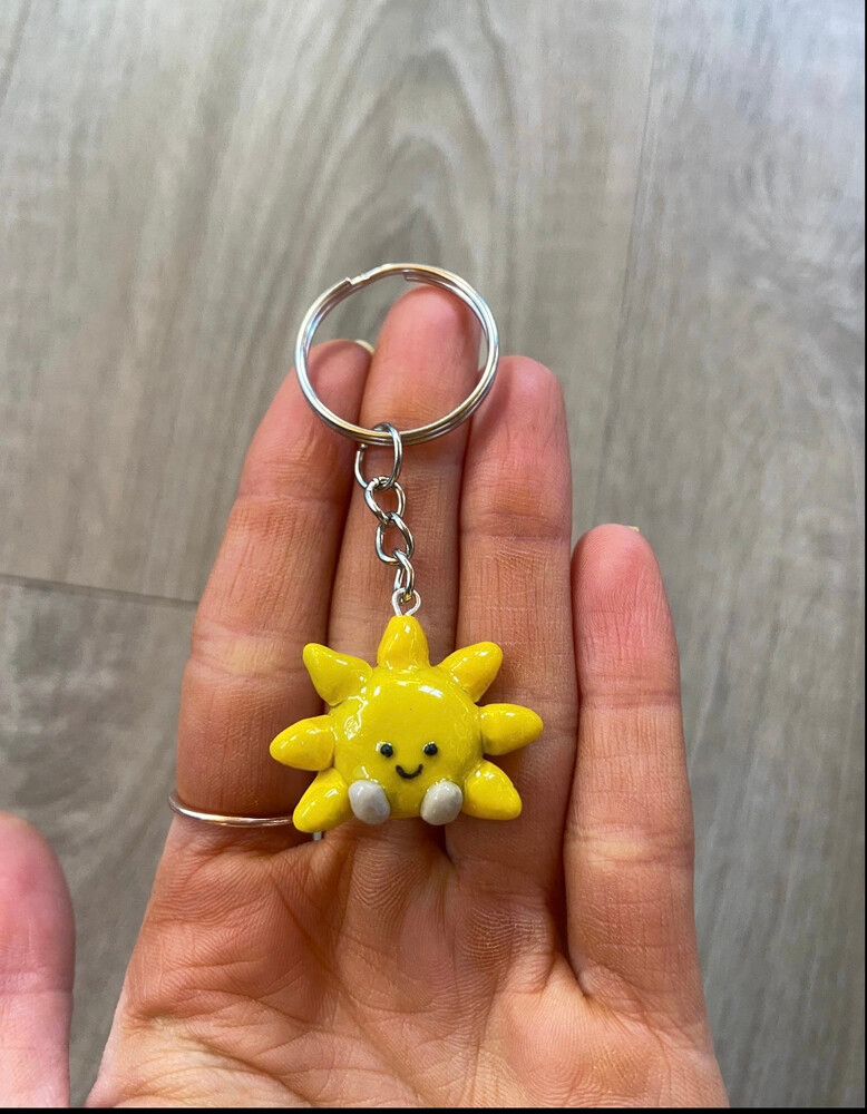 sun Jellycat inspired keyring