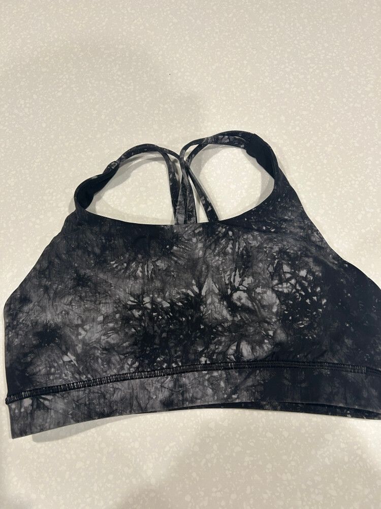 Lululemon Black Grey Sports Bra