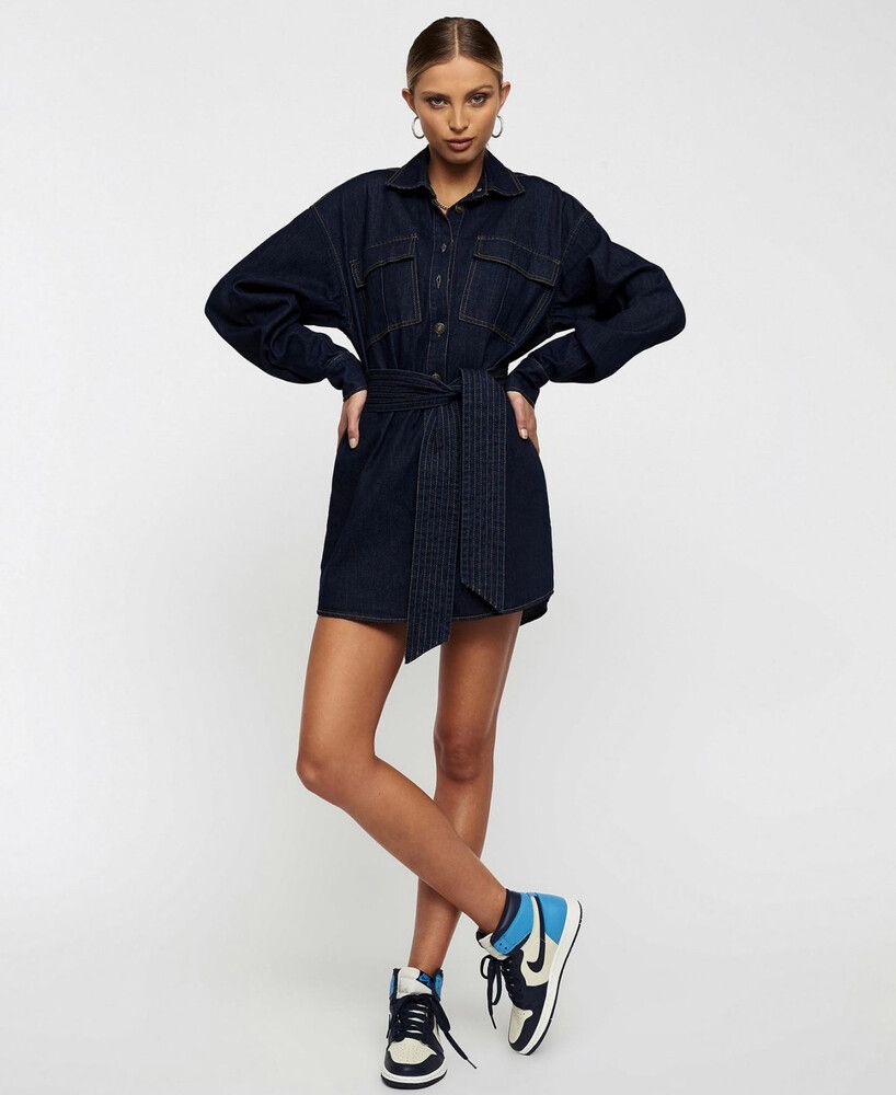 Lioness - Lioness 80s Denim Dress on Designer Wardrobe