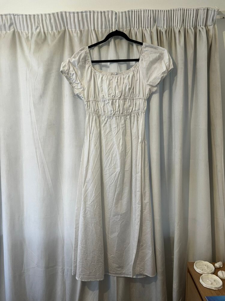 Sndys White Midi Dress