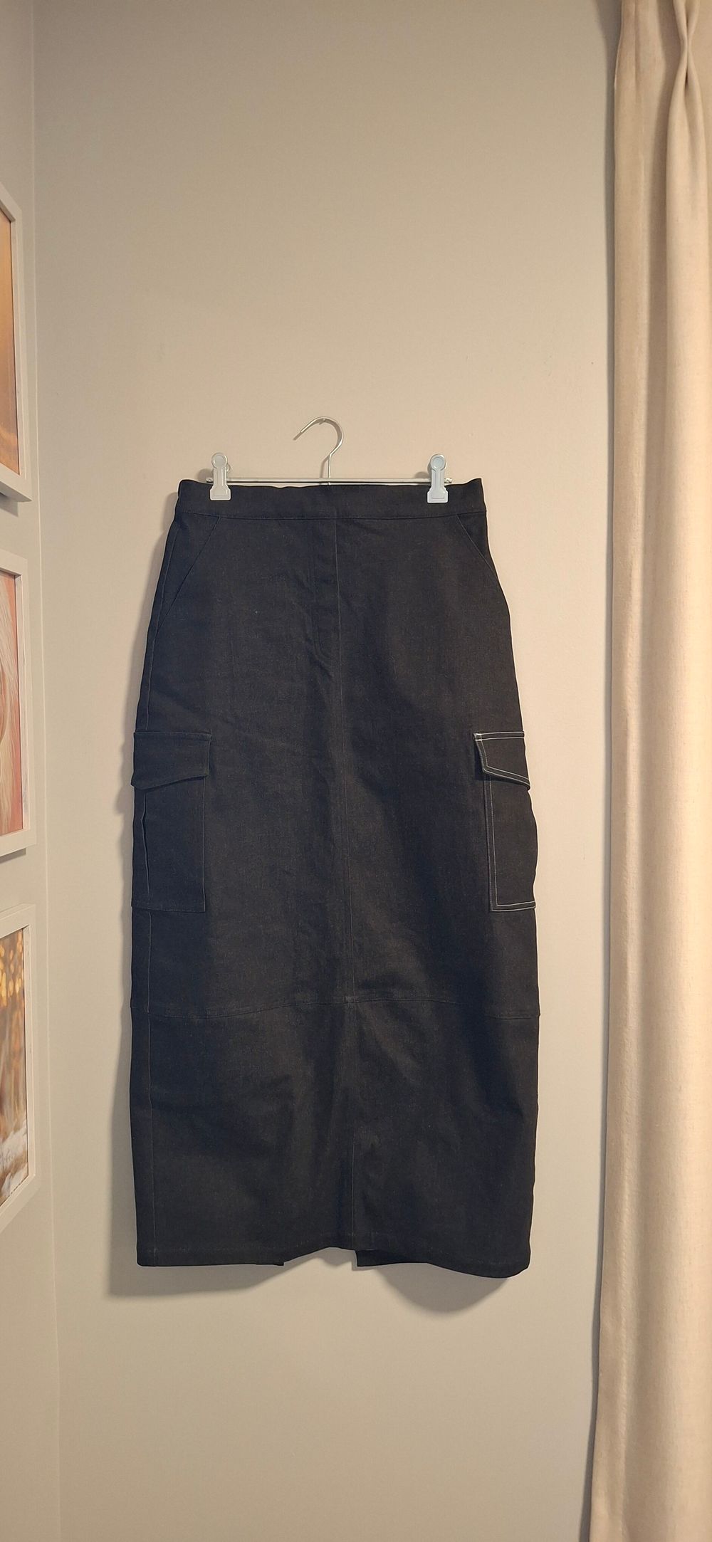 Brooklyn blak Midi Skirt