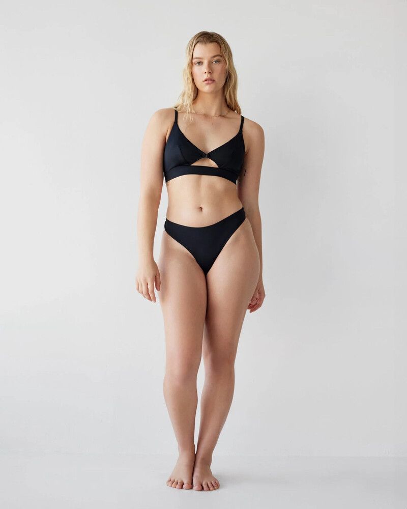 Noir Bikini Top & Bottoms