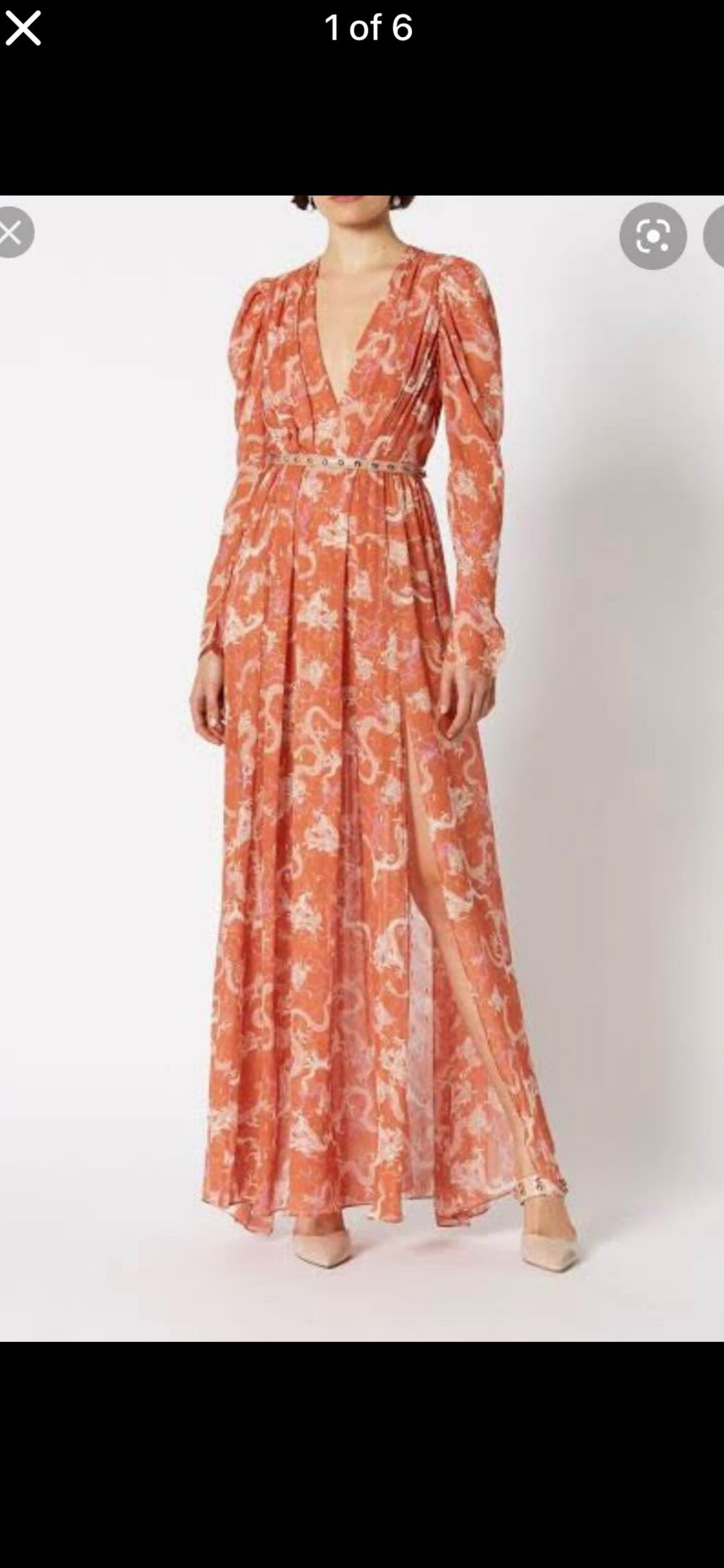 strapless open back dress Scanlan Theodore Tile Print Cotton Dress Caramel
