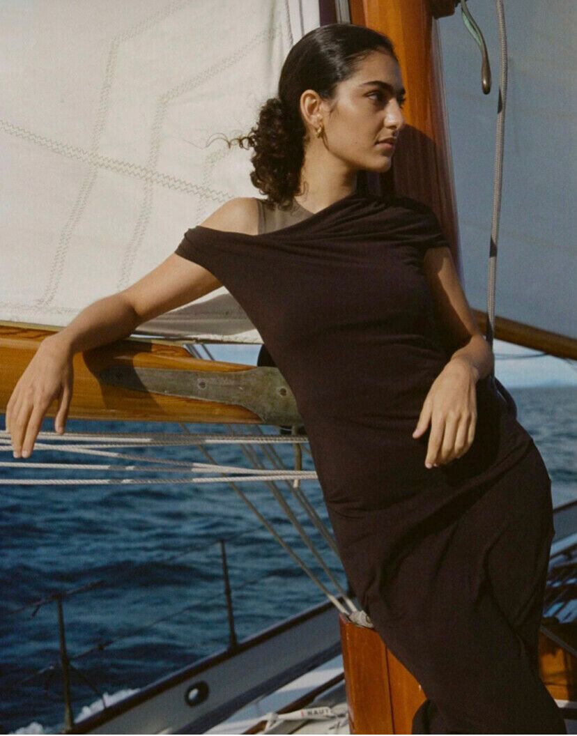 Paris Georgia - Paris Georgia Elemental 02 Jersey Dress on Designer Wardrobe