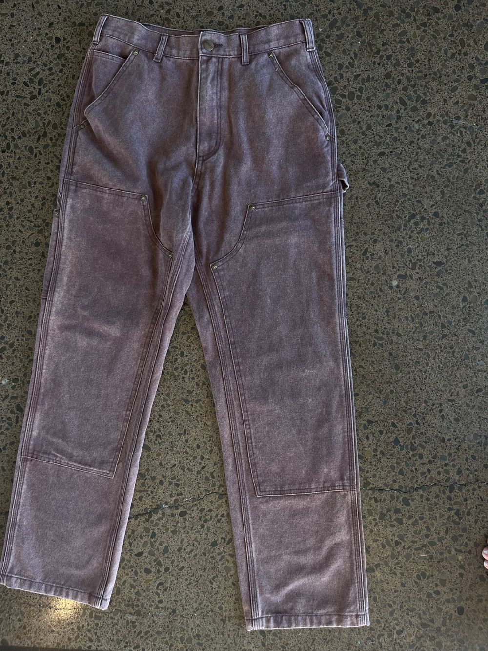 Carhartt Brown duck double Loose Original Fit Pants