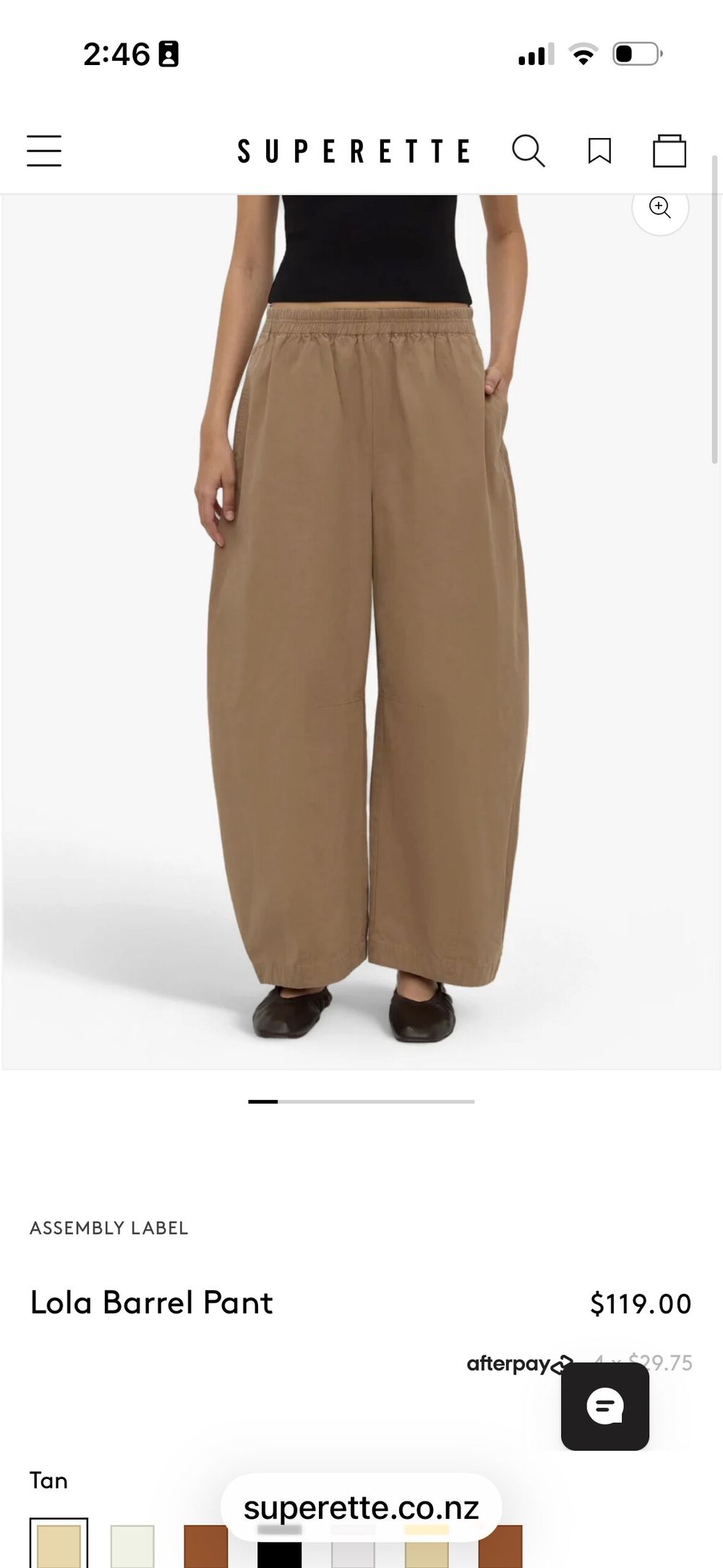 Assembly Label Lola Barrel Pants