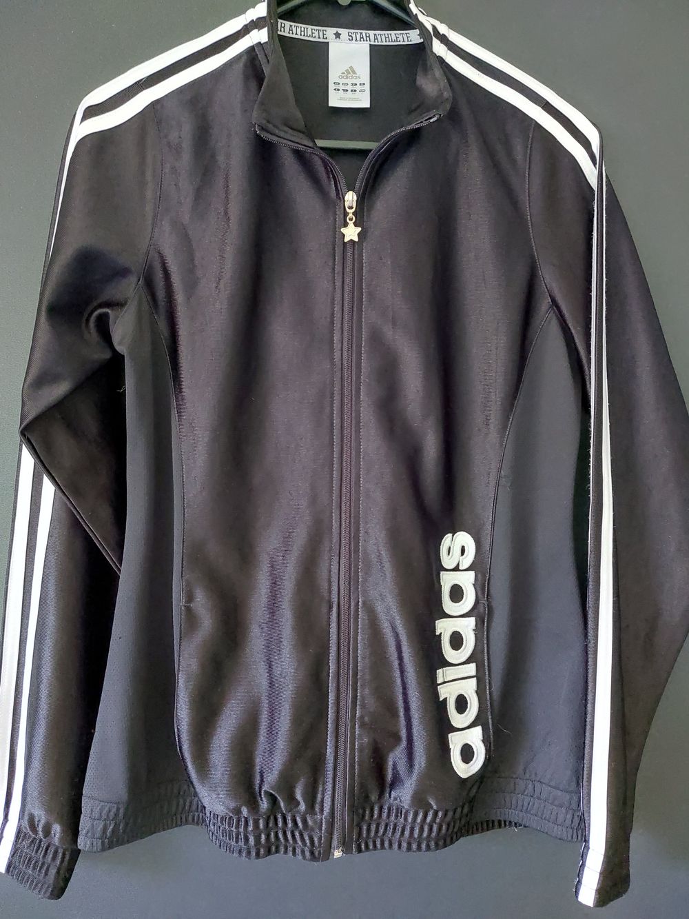 Vintage Adidas Star Athlete Hi shine track top