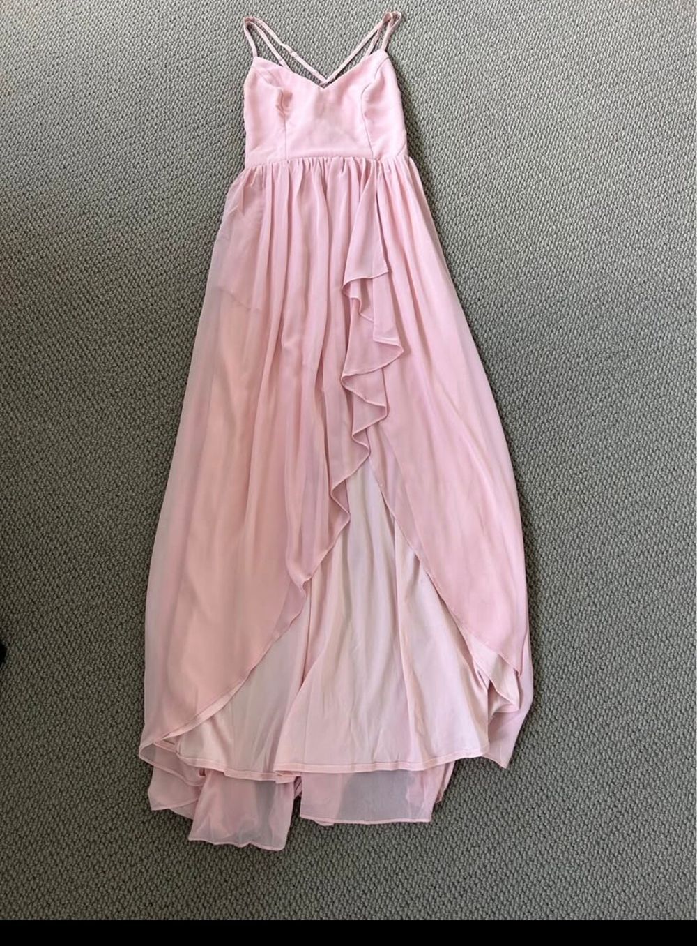 Bay Bridal Pink Maxi Dress size 8