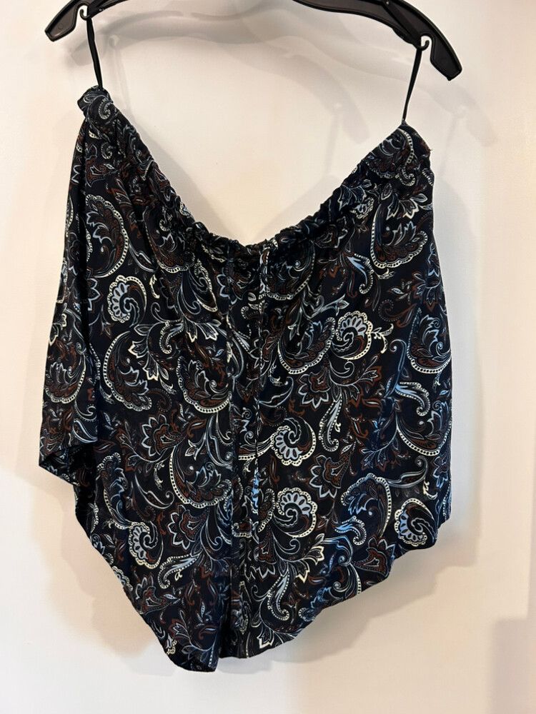 Moochi Paisley Print Glint Shorts