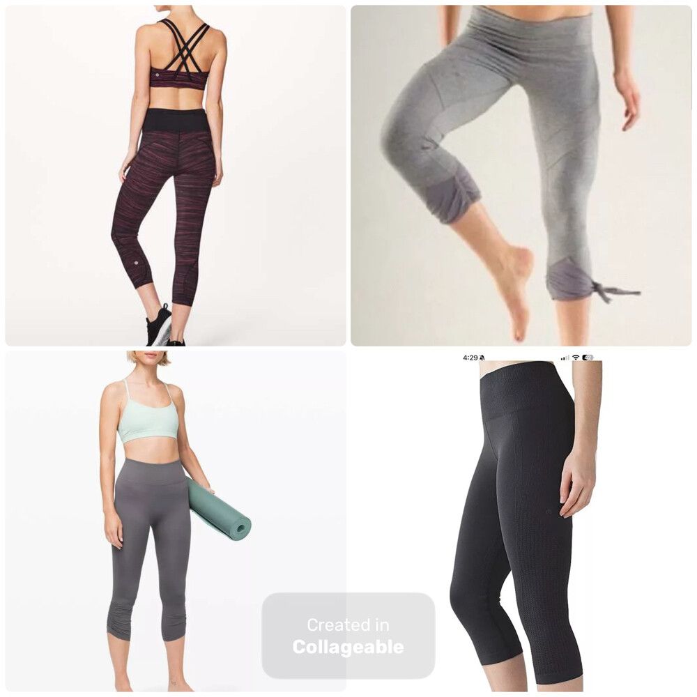 Lululemon Leggings 4 Pairs Bundle Pants Activewear Gym Size Ca 4 Au 8